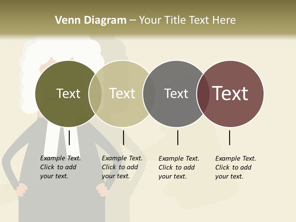 An Old Man In A Black Dress Is Standing With His Hands On His Hips PowerPoint Template