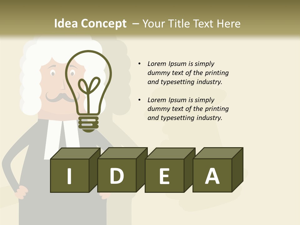 An Old Man In A Black Dress Is Standing With His Hands On His Hips PowerPoint Template