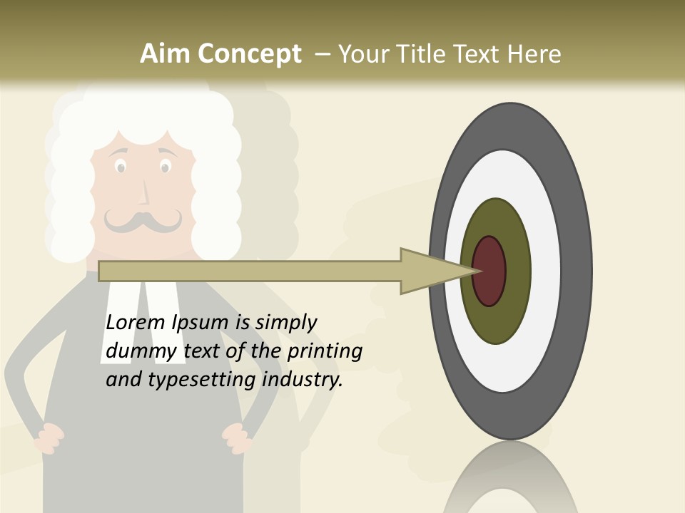 An Old Man In A Black Dress Is Standing With His Hands On His Hips PowerPoint Template