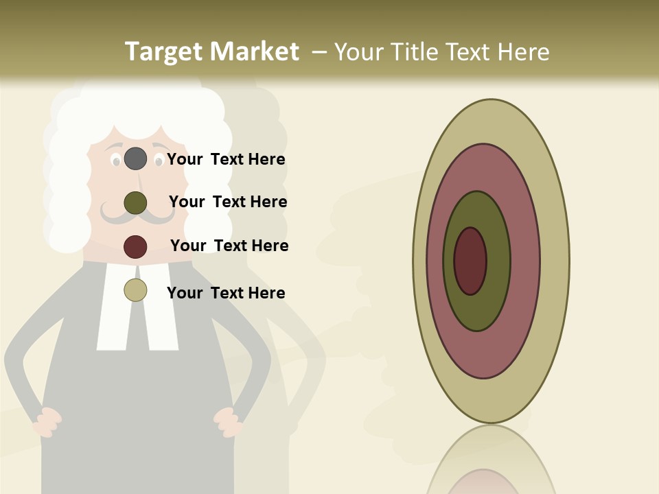 An Old Man In A Black Dress Is Standing With His Hands On His Hips PowerPoint Template