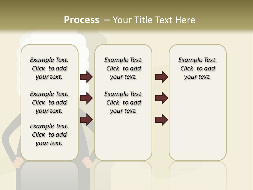 An Old Man In A Black Dress Is Standing With His Hands On His Hips PowerPoint Template