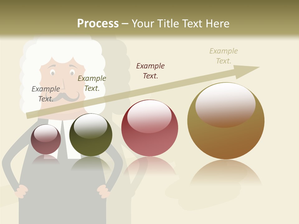 An Old Man In A Black Dress Is Standing With His Hands On His Hips PowerPoint Template