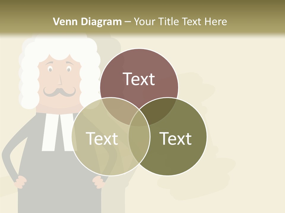 An Old Man In A Black Dress Is Standing With His Hands On His Hips PowerPoint Template