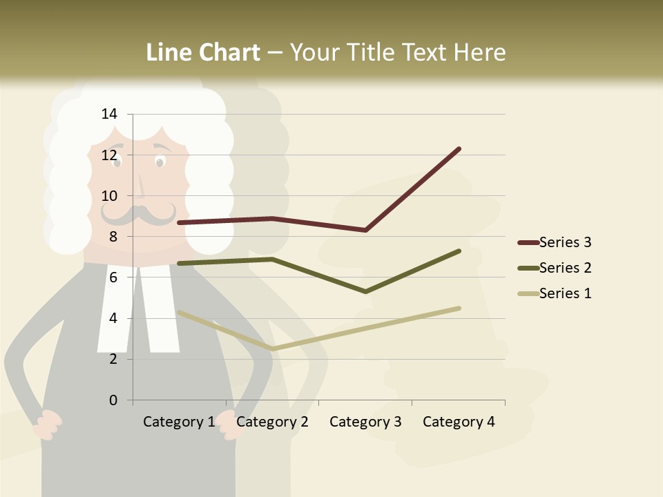 An Old Man In A Black Dress Is Standing With His Hands On His Hips PowerPoint Template