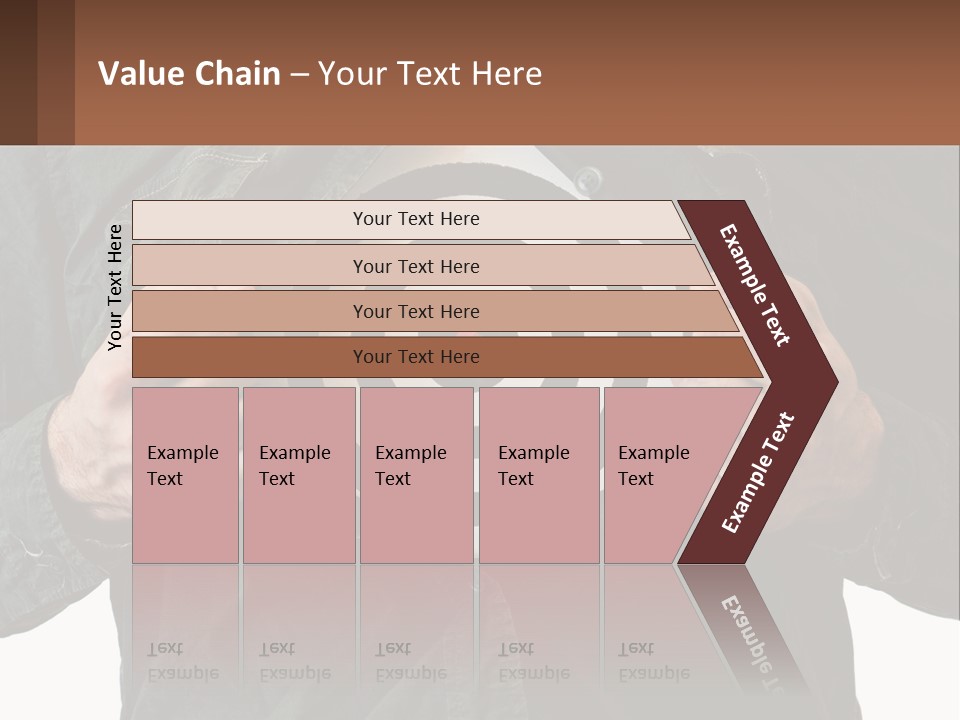 A Man Holding A Dart In Front Of A Target PowerPoint Template