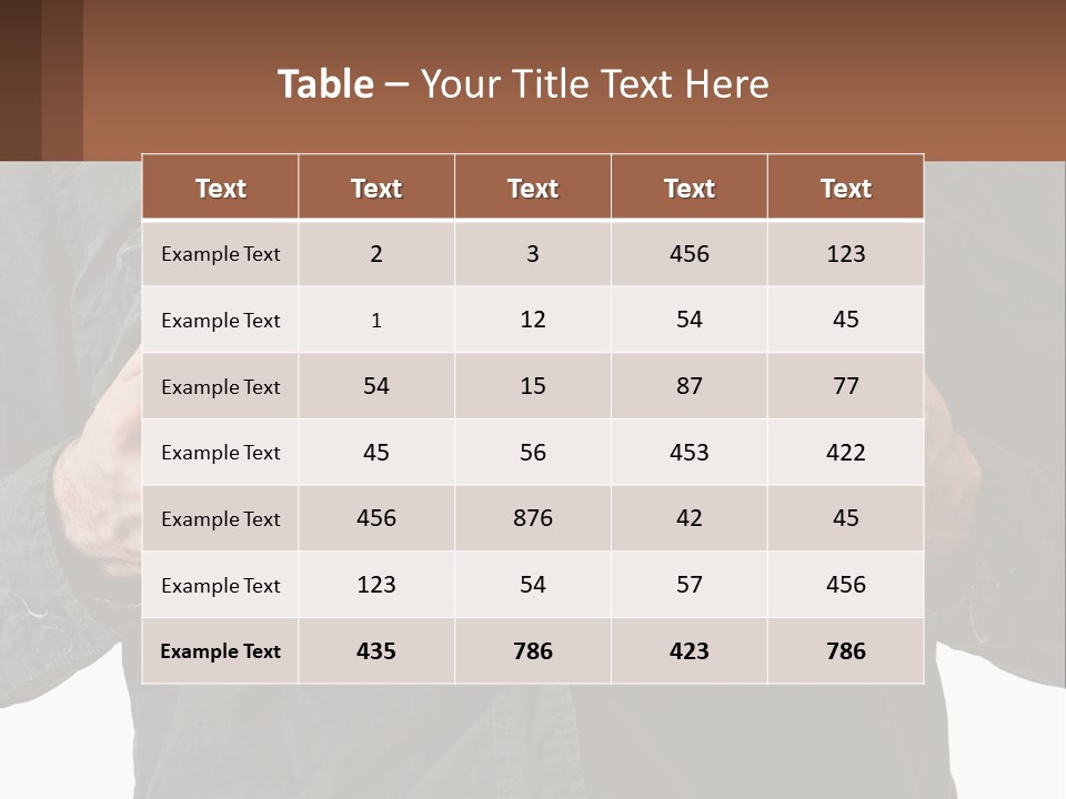 A Man Holding A Dart In Front Of A Target PowerPoint Template
