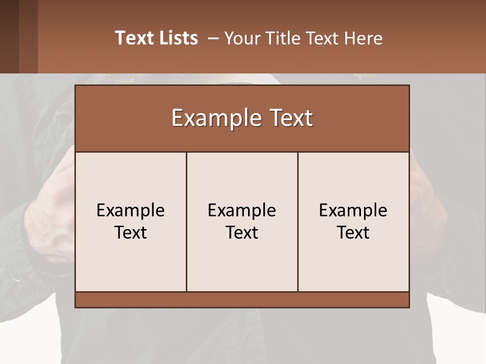 A Man Holding A Dart In Front Of A Target PowerPoint Template