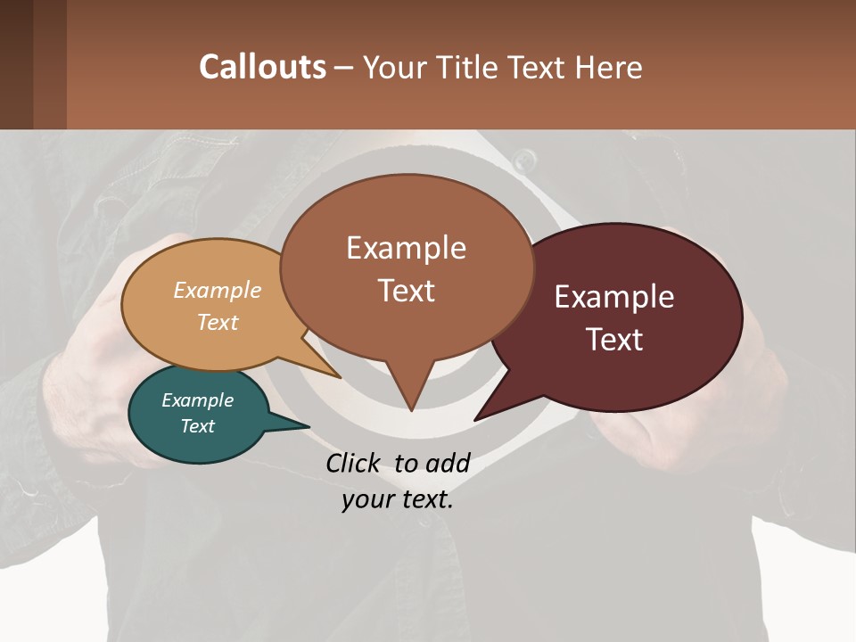 A Man Holding A Dart In Front Of A Target PowerPoint Template