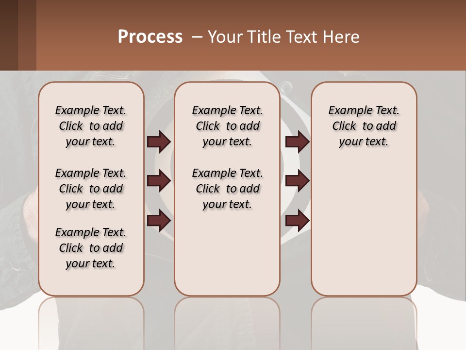 A Man Holding A Dart In Front Of A Target PowerPoint Template