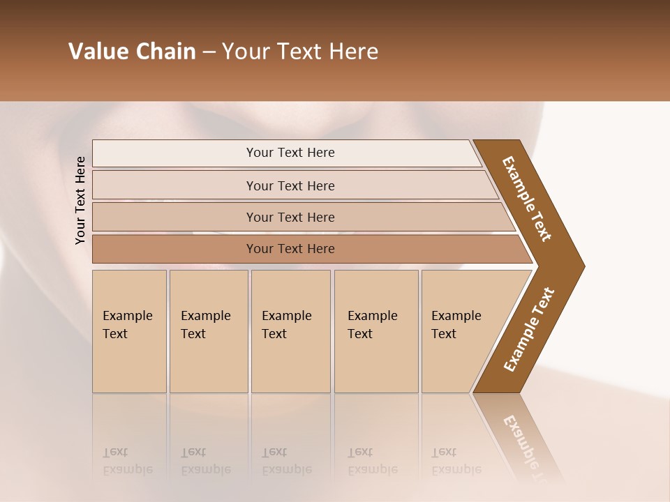 A Woman Smiling With A White Smile On Her Face PowerPoint Template