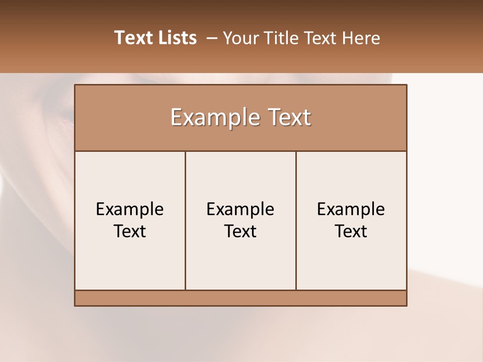 A Woman Smiling With A White Smile On Her Face PowerPoint Template