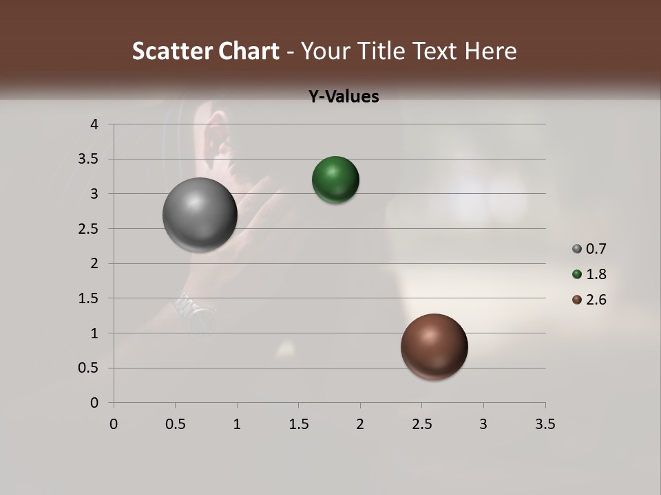 A Man Covering His Face With His Hands PowerPoint Template