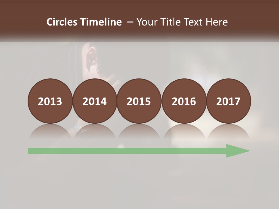 A Man Covering His Face With His Hands PowerPoint Template