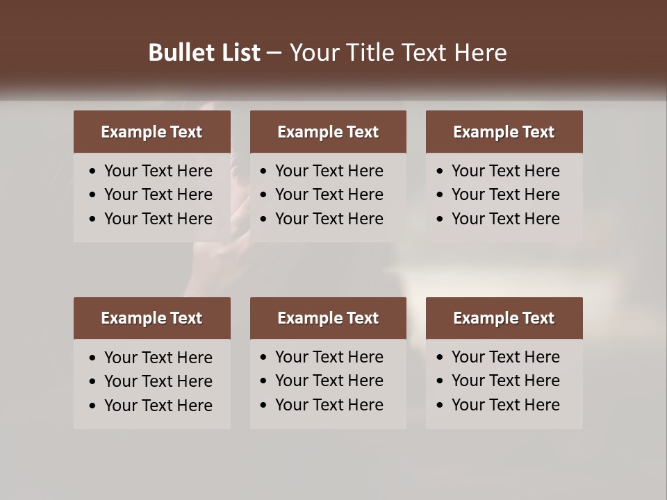 A Man Covering His Face With His Hands PowerPoint Template