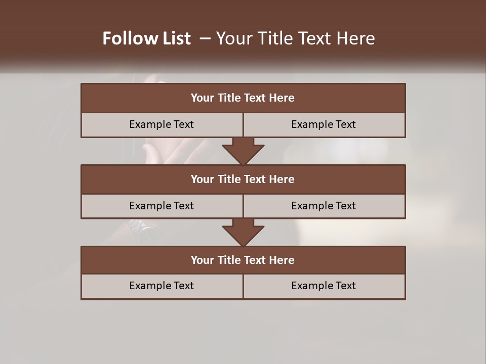 A Man Covering His Face With His Hands PowerPoint Template