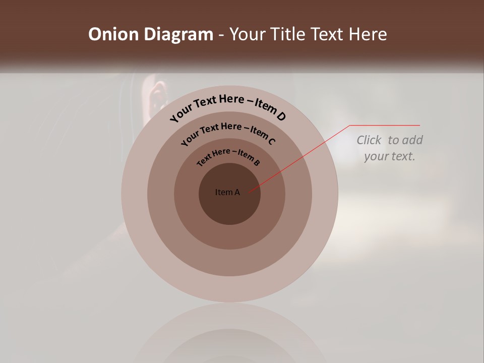 A Man Covering His Face With His Hands PowerPoint Template