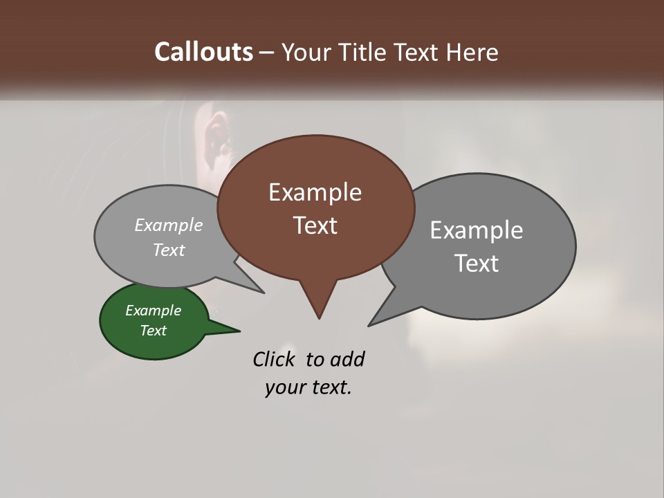 A Man Covering His Face With His Hands PowerPoint Template