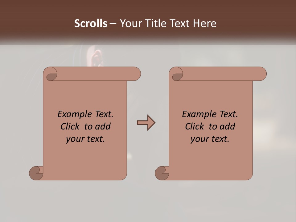 A Man Covering His Face With His Hands PowerPoint Template