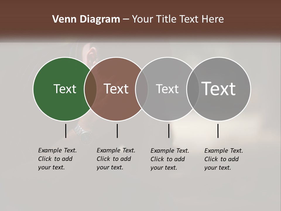 A Man Covering His Face With His Hands PowerPoint Template