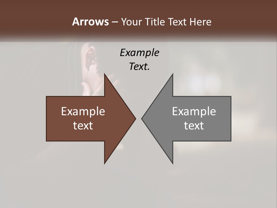 A Man Covering His Face With His Hands PowerPoint Template