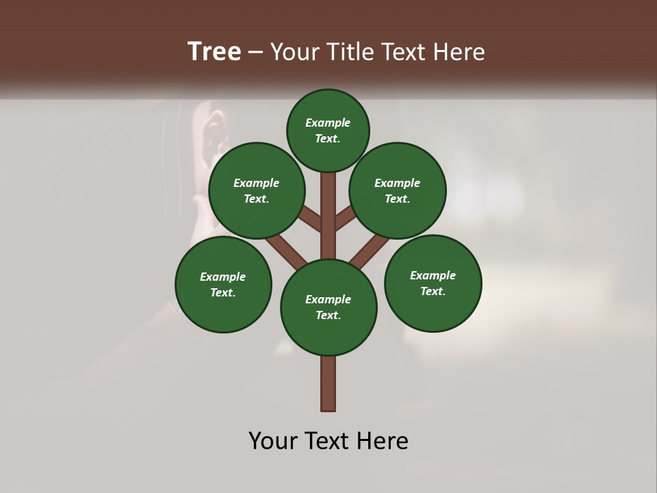 A Man Covering His Face With His Hands PowerPoint Template