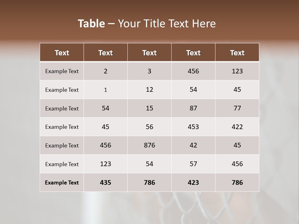 A Person Holding A Chain Link Fence With Their Hands PowerPoint Template