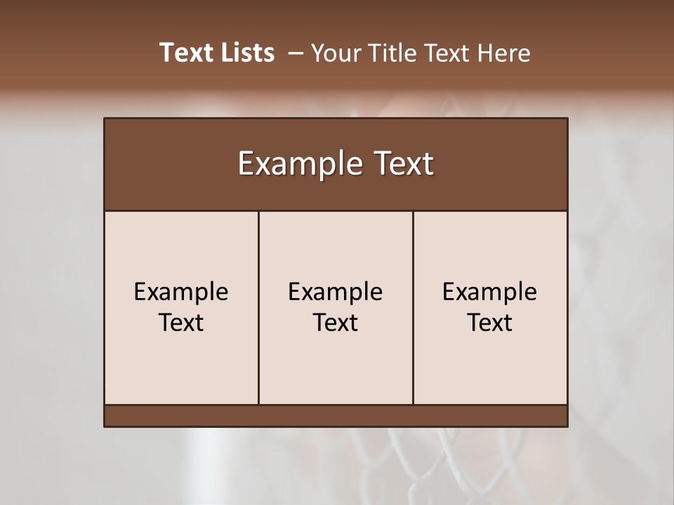 A Person Holding A Chain Link Fence With Their Hands PowerPoint Template