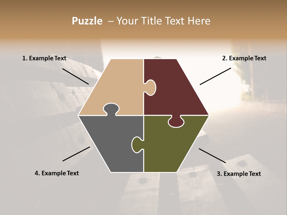 A Person Sitting On A Bench In A Tunnel PowerPoint Template