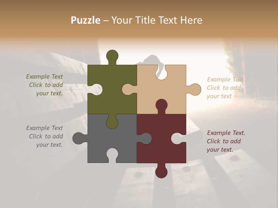 A Person Sitting On A Bench In A Tunnel PowerPoint Template