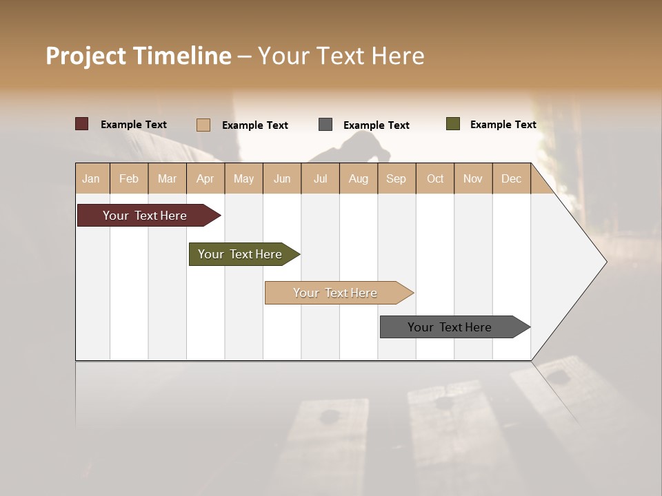 A Person Sitting On A Bench In A Tunnel PowerPoint Template