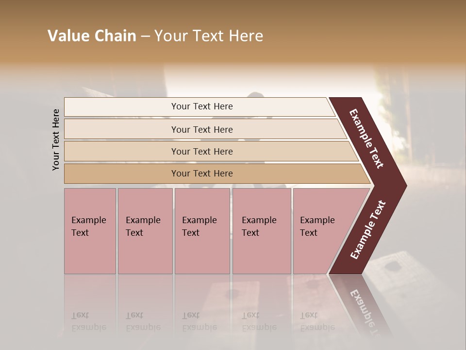 A Person Sitting On A Bench In A Tunnel PowerPoint Template