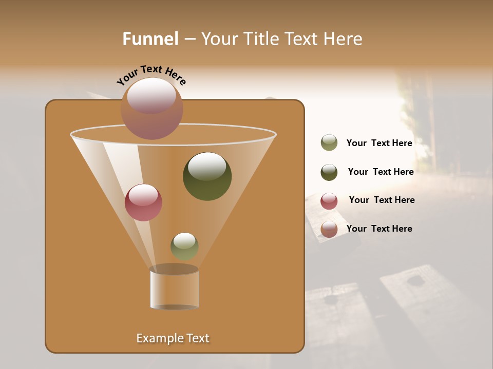 A Person Sitting On A Bench In A Tunnel PowerPoint Template
