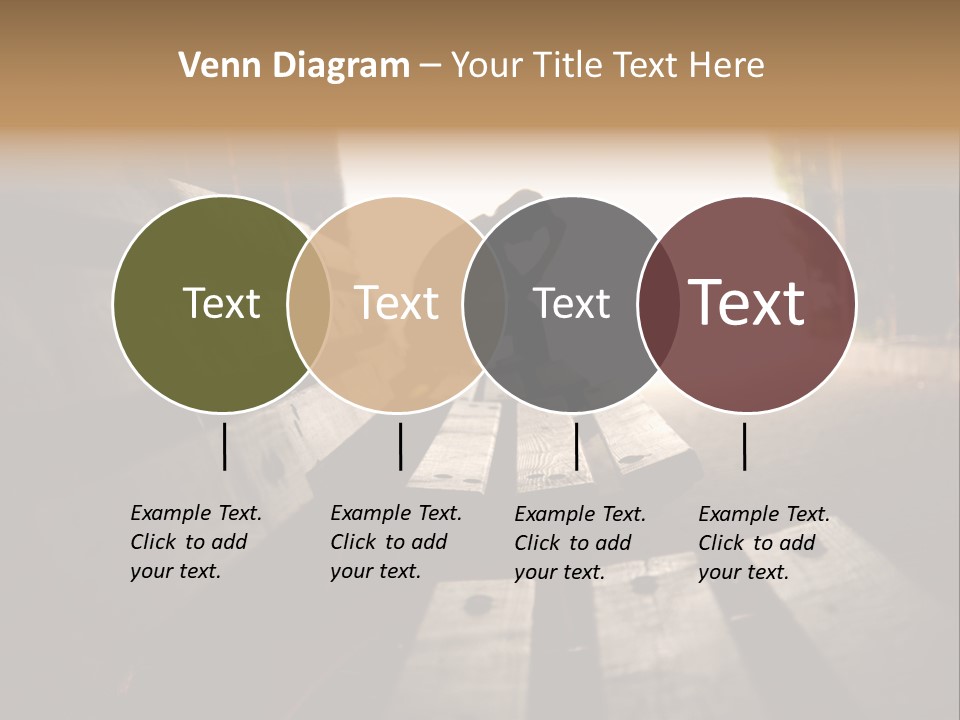 A Person Sitting On A Bench In A Tunnel PowerPoint Template