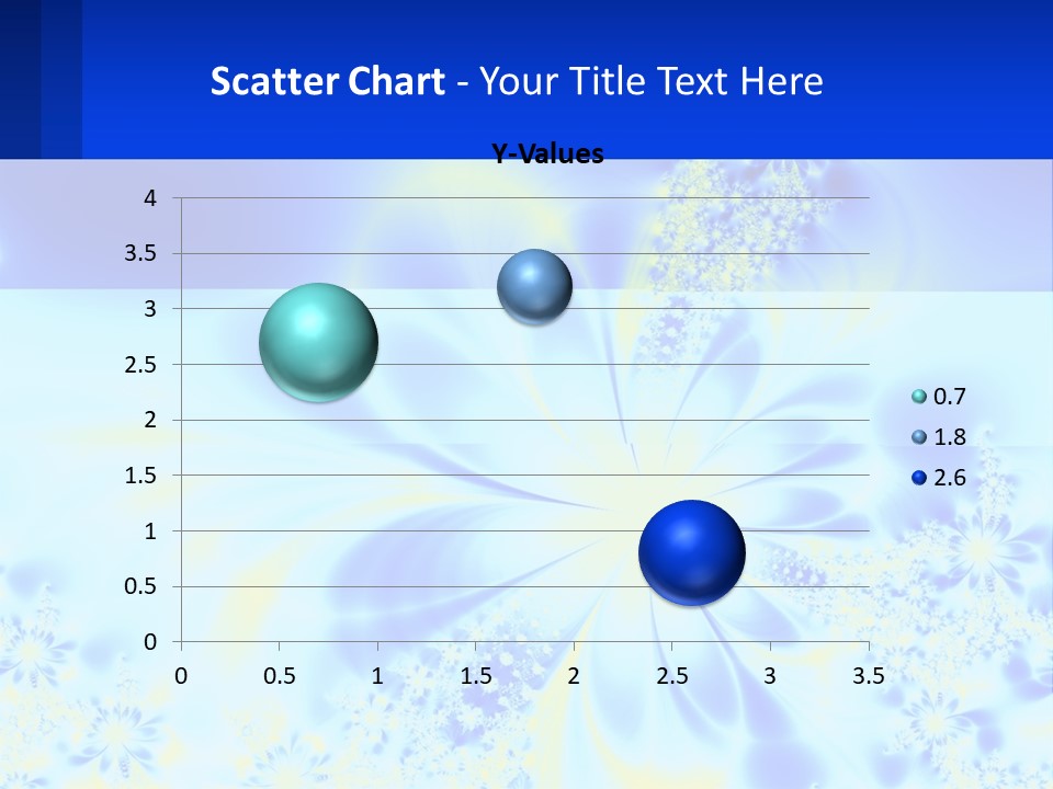 A Blue And Yellow Flower Powerpoint Presentation PowerPoint Template