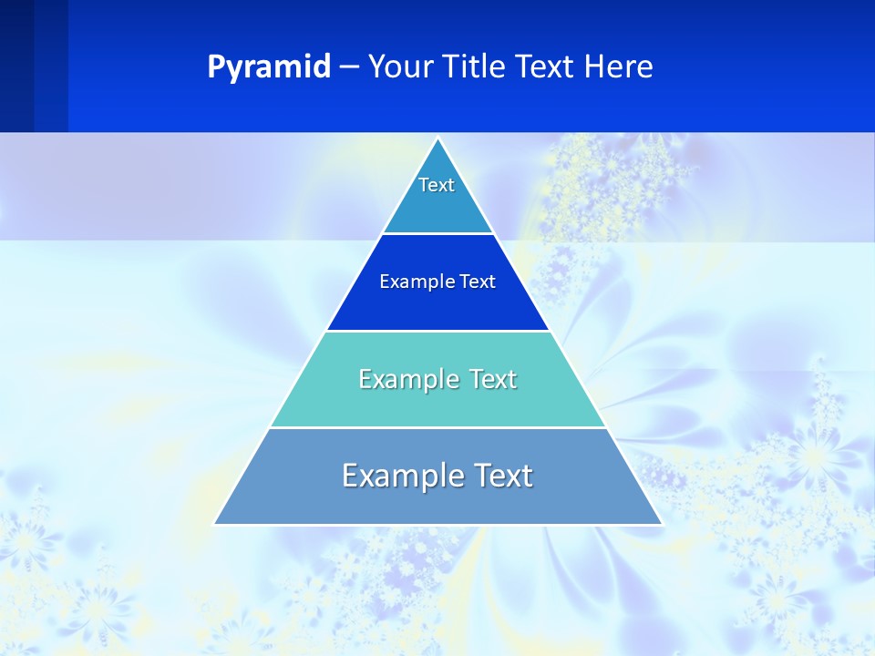 A Blue And Yellow Flower Powerpoint Presentation PowerPoint Template