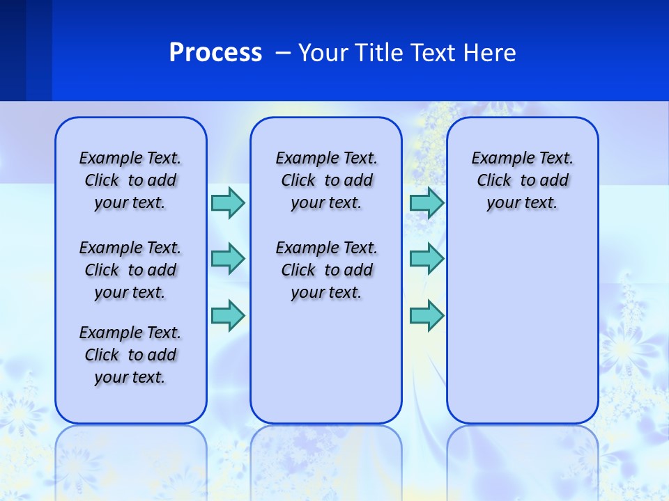 A Blue And Yellow Flower Powerpoint Presentation PowerPoint Template