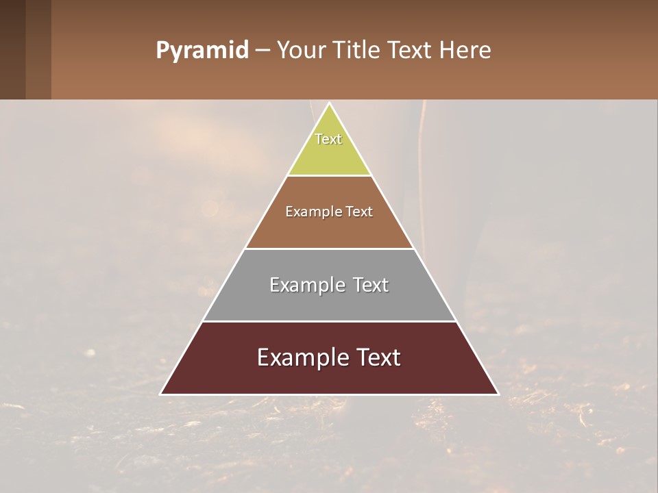 A Woman Walking Down A Dirt Road With Her Foot In The Air PowerPoint Template