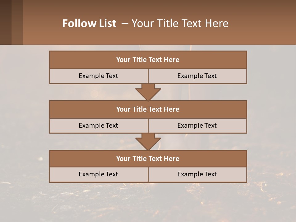 A Woman Walking Down A Dirt Road With Her Foot In The Air PowerPoint Template