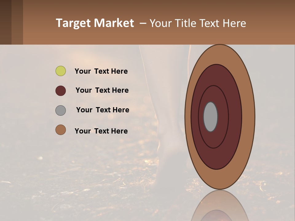 A Woman Walking Down A Dirt Road With Her Foot In The Air PowerPoint Template