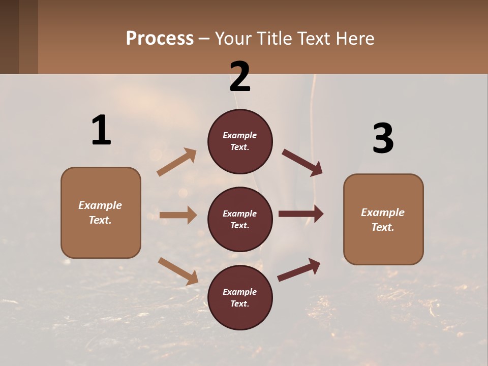 A Woman Walking Down A Dirt Road With Her Foot In The Air PowerPoint Template