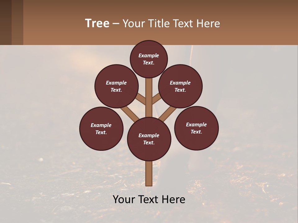 A Woman Walking Down A Dirt Road With Her Foot In The Air PowerPoint Template