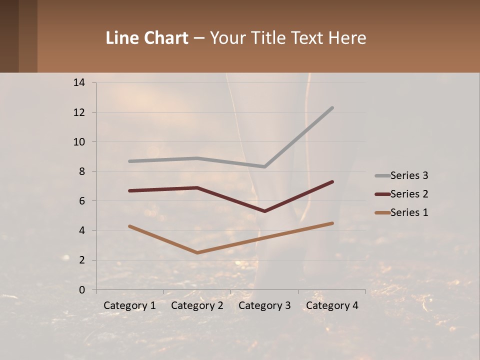 A Woman Walking Down A Dirt Road With Her Foot In The Air PowerPoint Template