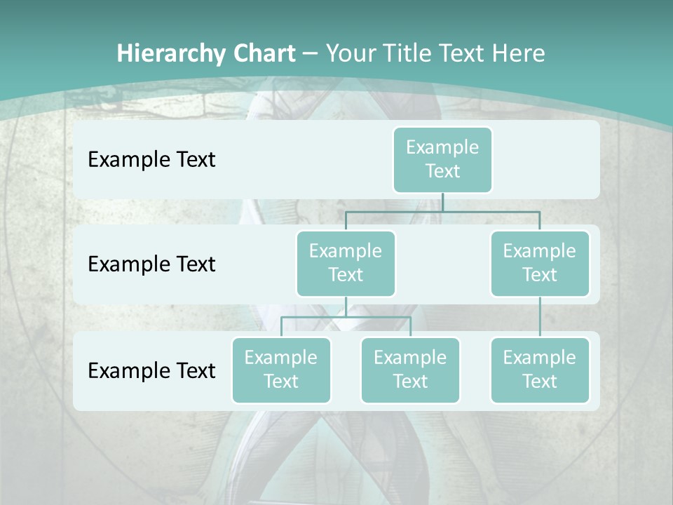 A Blue And Green Background With A Picture Of A Double - Stranded Strand Of PowerPoint Template