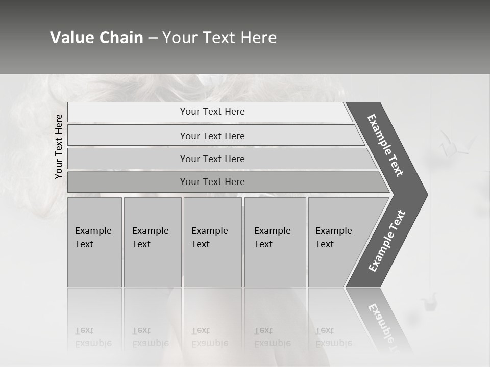 A Woman With Blonde Hair Is Posing For A Picture PowerPoint Template