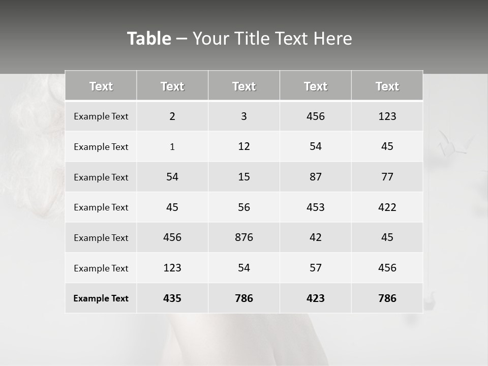 A Woman With Blonde Hair Is Posing For A Picture PowerPoint Template