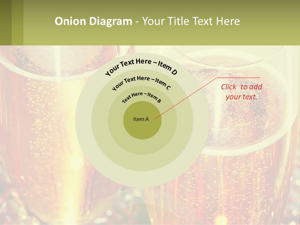 Two Glasses Of Beer With Bubbles On A Table PowerPoint Template