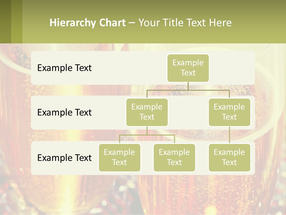 Two Glasses Of Beer With Bubbles On A Table PowerPoint Template