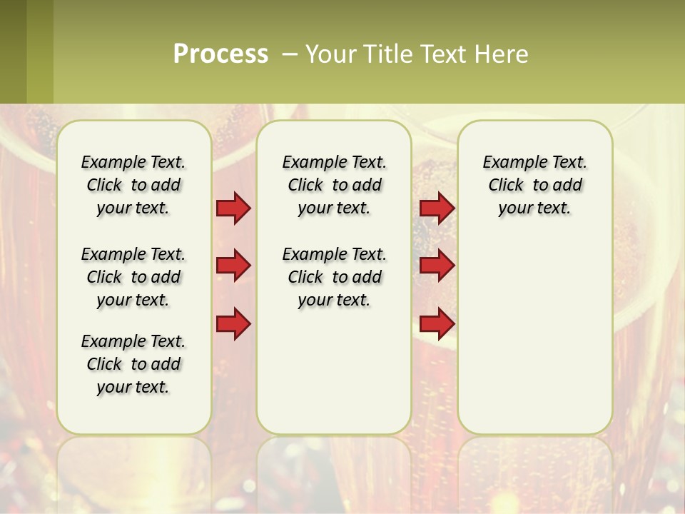 Two Glasses Of Beer With Bubbles On A Table PowerPoint Template