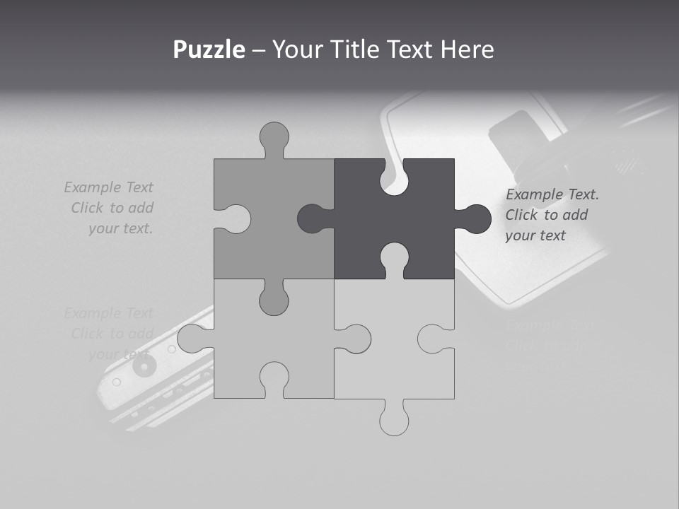 A Key With A Keychain On Top Of It PowerPoint Template