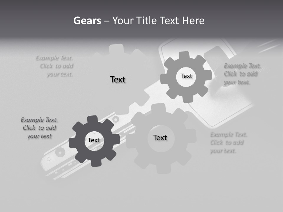 A Key With A Keychain On Top Of It PowerPoint Template